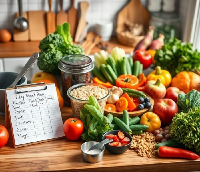 Przykładowy 7-dniowy plan diety – zdrowe odżywianie krok po kroku