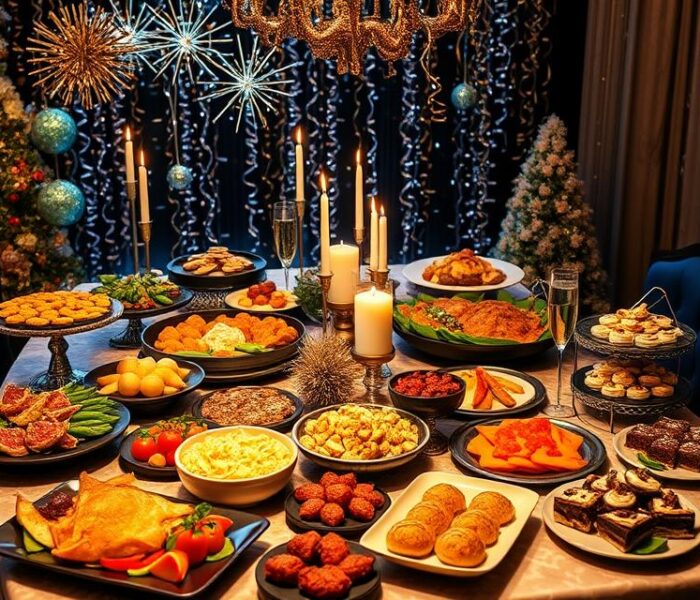 Pomysły na sylwestrowe potrawy: przekąski, dania i desery
