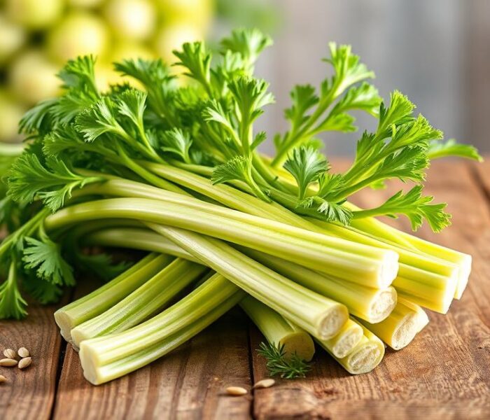 Łodyga selera naciowego – zdrowotne właściwości i korzyści dla diety
